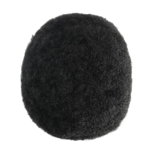 French Lace Base Afro Wave Stock Men Hair Replacement