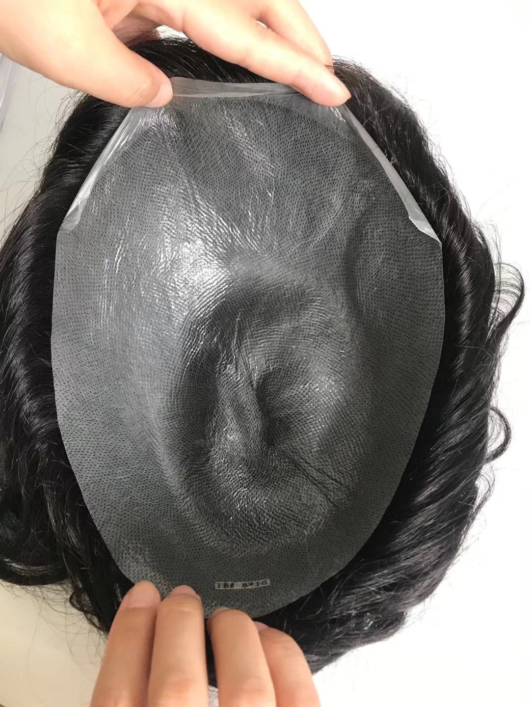 0.03mm Super Thin Skin All Over Hairpiece For Men V-loop