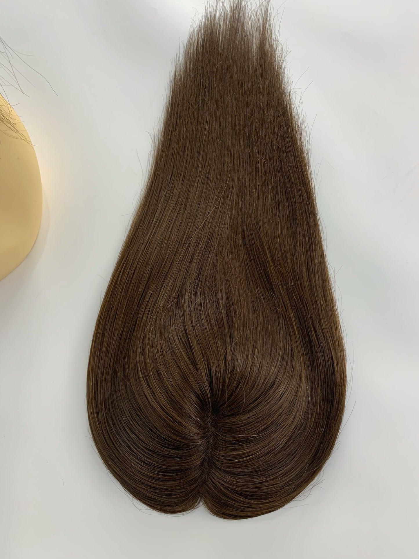 5"*5" Base Clip In Mono Topper Hairpieces Remy Human Hair Natural