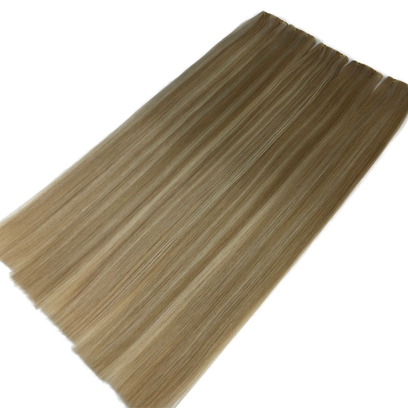 Genius Hair Weft Remy Human Hair Extensions 50g/p 22inch