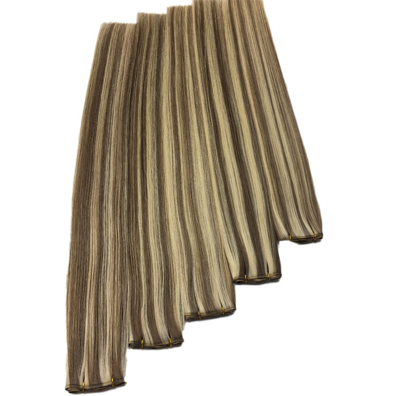 Genius Hair Weft Remy Human Hair Extensions 50g/p 22inch