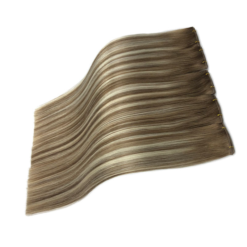 Genius Hair Weft Remy Human Hair Extensions 50g/p 22inch