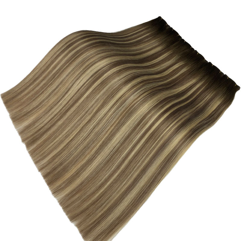 Genius Hair Weft Remy Human Hair Extensions 50g/p 22inch